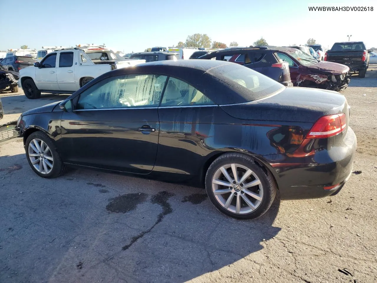 2013 Volkswagen Eos Komfort VIN: WVWBW8AH3DV002618 Lot: 76578834