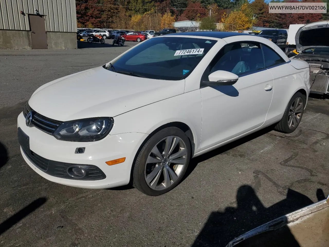 2013 Volkswagen Eos Lux VIN: WVWFW8AH7DV002106 Lot: 77246174