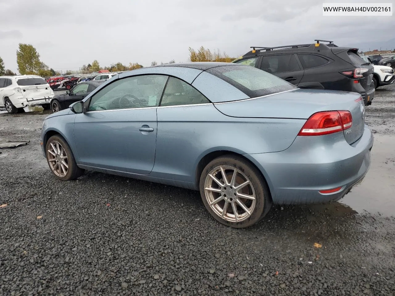 2013 Volkswagen Eos Lux VIN: WVWFW8AH4DV002161 Lot: 78620884