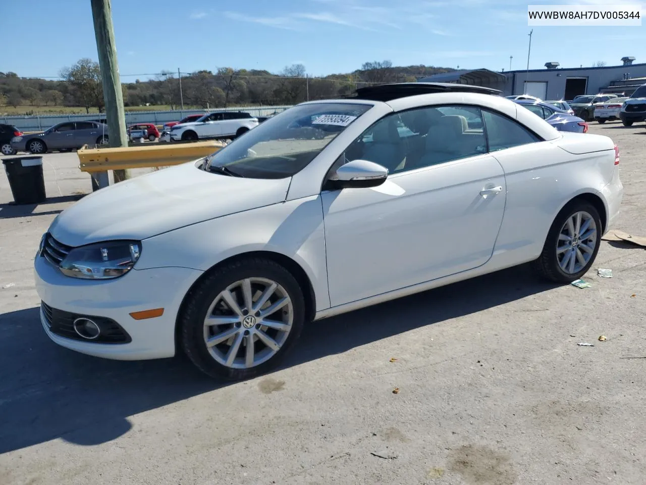 2013 Volkswagen Eos Komfort VIN: WVWBW8AH7DV005344 Lot: 79993094