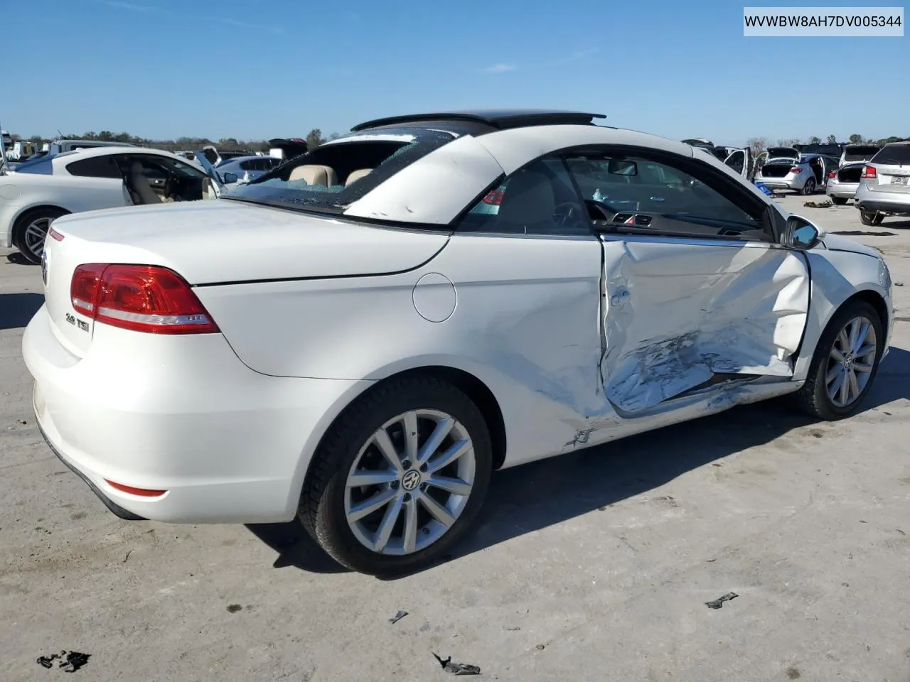 2013 Volkswagen Eos Komfort VIN: WVWBW8AH7DV005344 Lot: 79993094