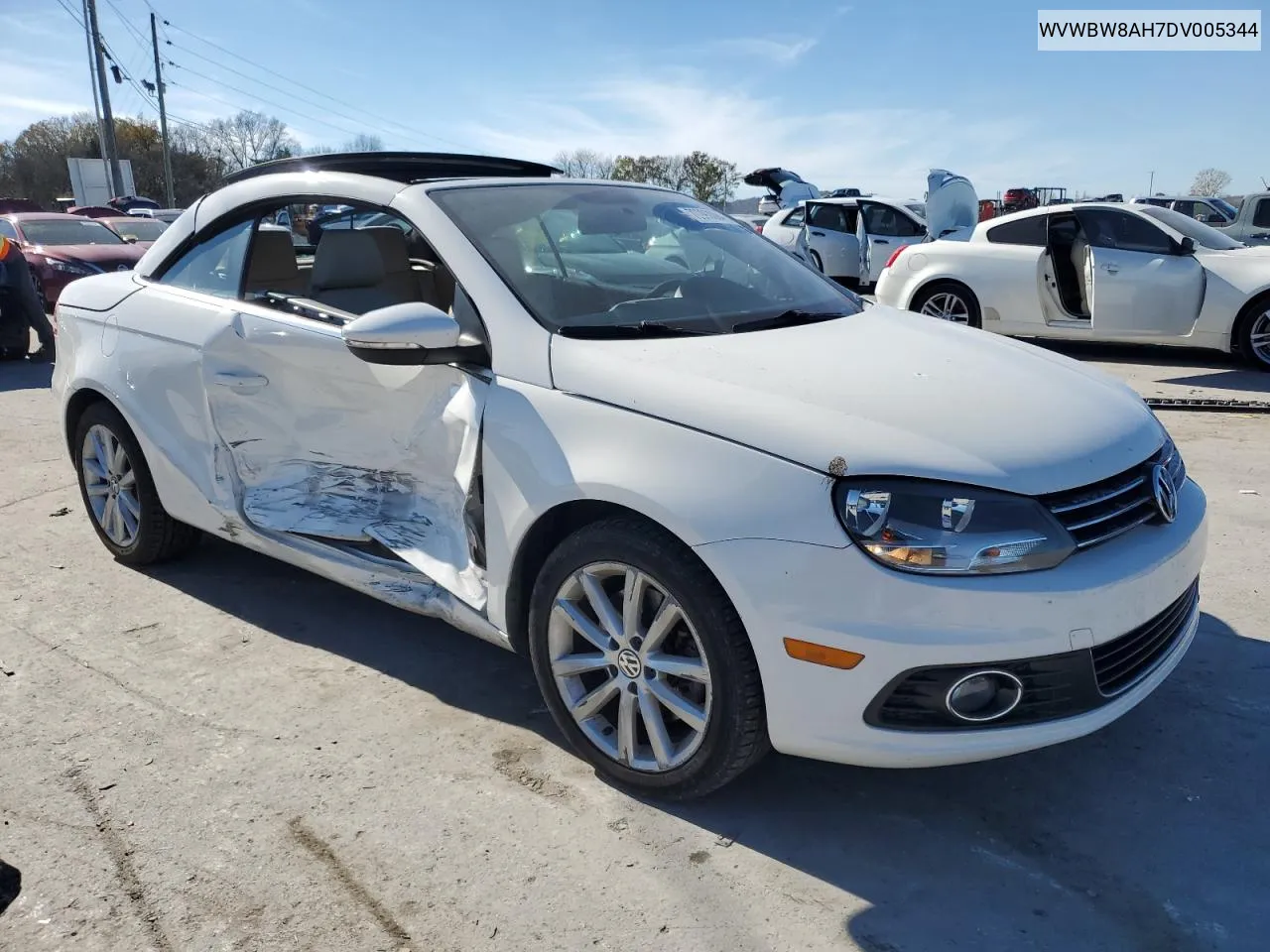 2013 Volkswagen Eos Komfort VIN: WVWBW8AH7DV005344 Lot: 79993094