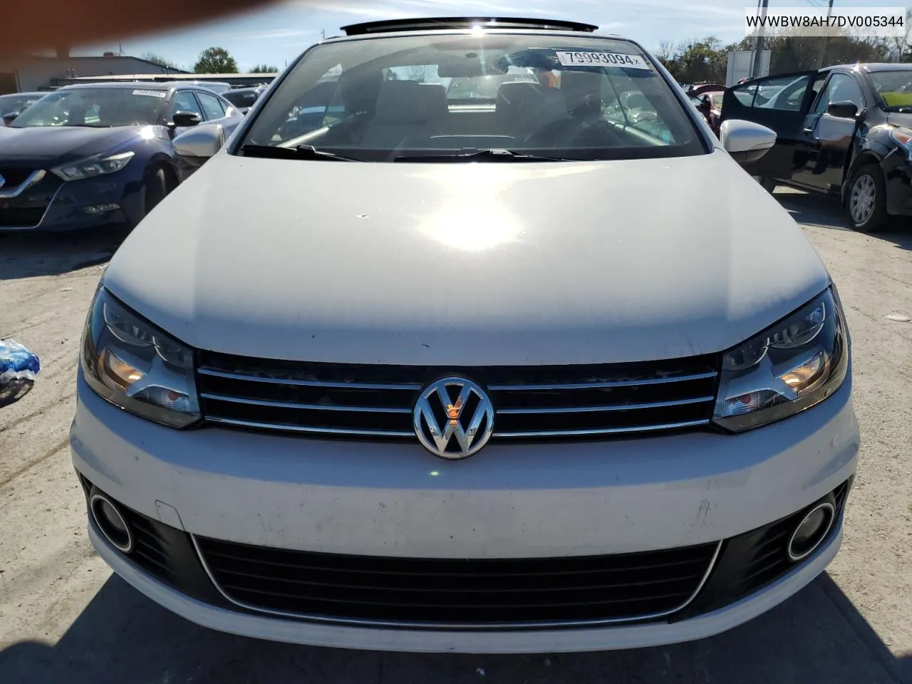 2013 Volkswagen Eos Komfort VIN: WVWBW8AH7DV005344 Lot: 79993094