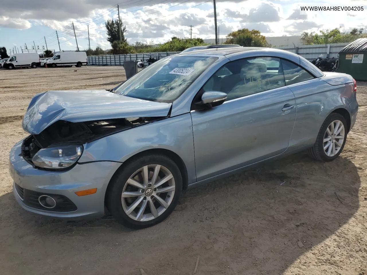 2014 Volkswagen Eos Komfort VIN: WVWBW8AH8EV004205 Lot: 71463194