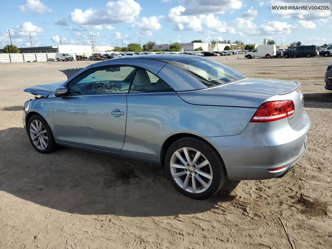 2014 Volkswagen Eos Komfort VIN: WVWBW8AH8EV004205 Lot: 71463194