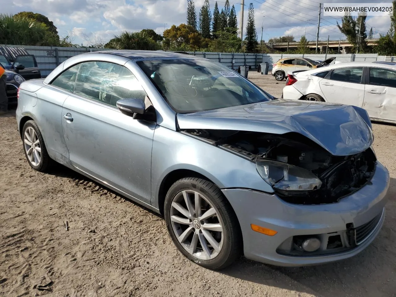 2014 Volkswagen Eos Komfort VIN: WVWBW8AH8EV004205 Lot: 71463194