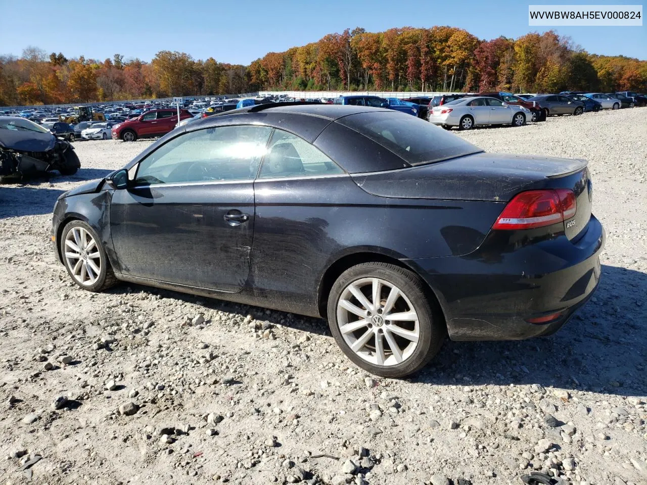 2014 Volkswagen Eos Komfort VIN: WVWBW8AH5EV000824 Lot: 73063804