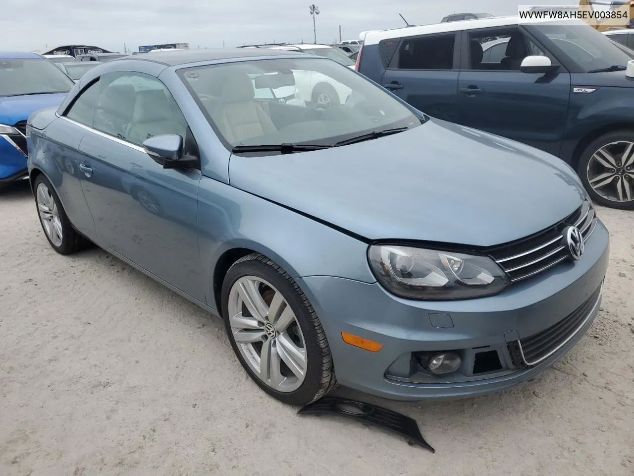 2014 Volkswagen Eos Lux VIN: WVWFW8AH5EV003854 Lot: 74825484