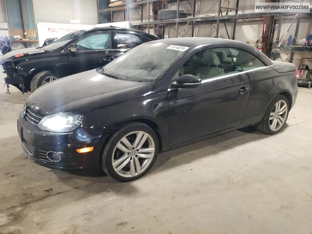 2015 Volkswagen Eos Lux VIN: WVWFW8AH3FV002588 Lot: 71314074