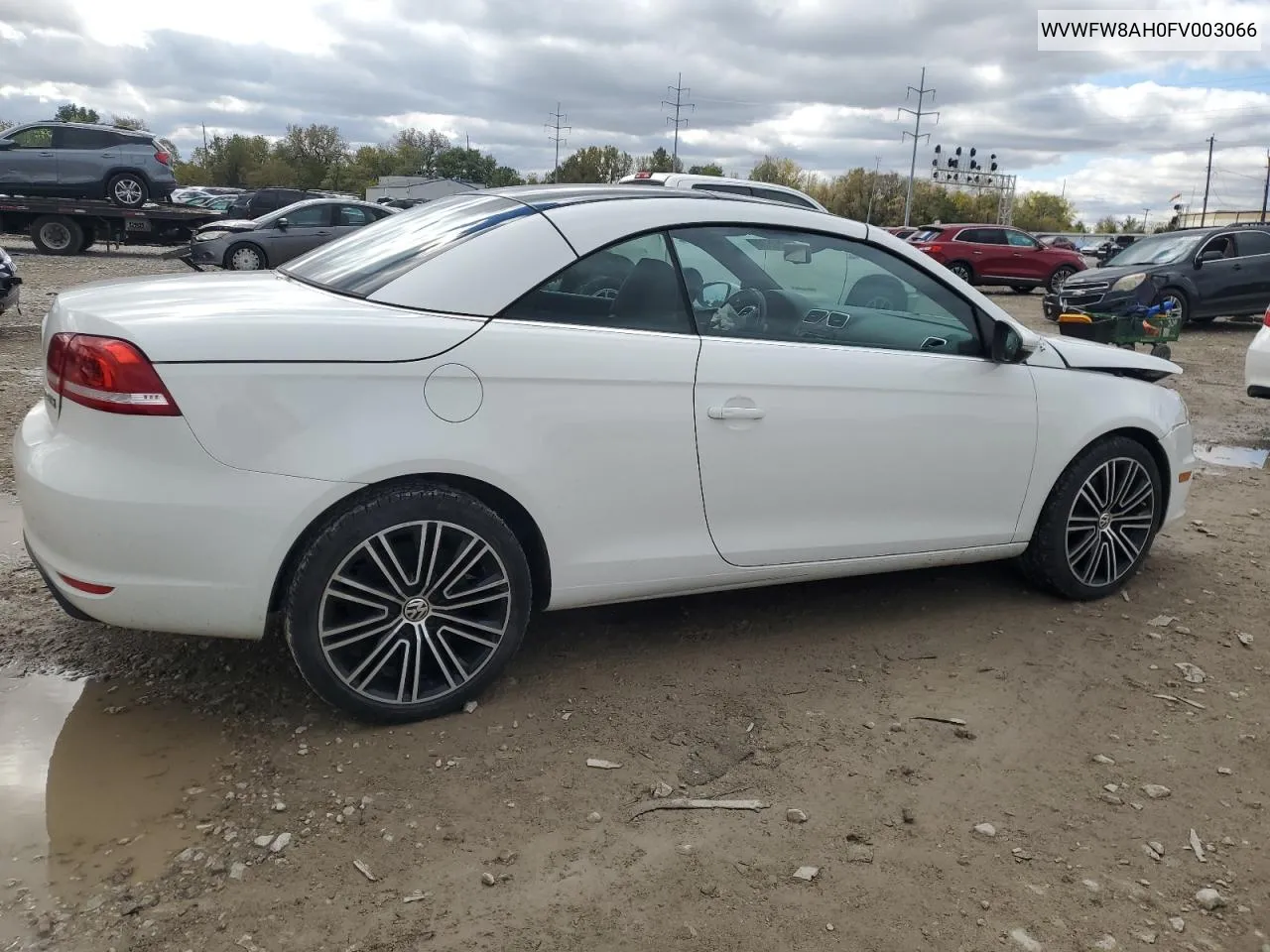 2015 Volkswagen Eos Lux VIN: WVWFW8AH0FV003066 Lot: 76059584