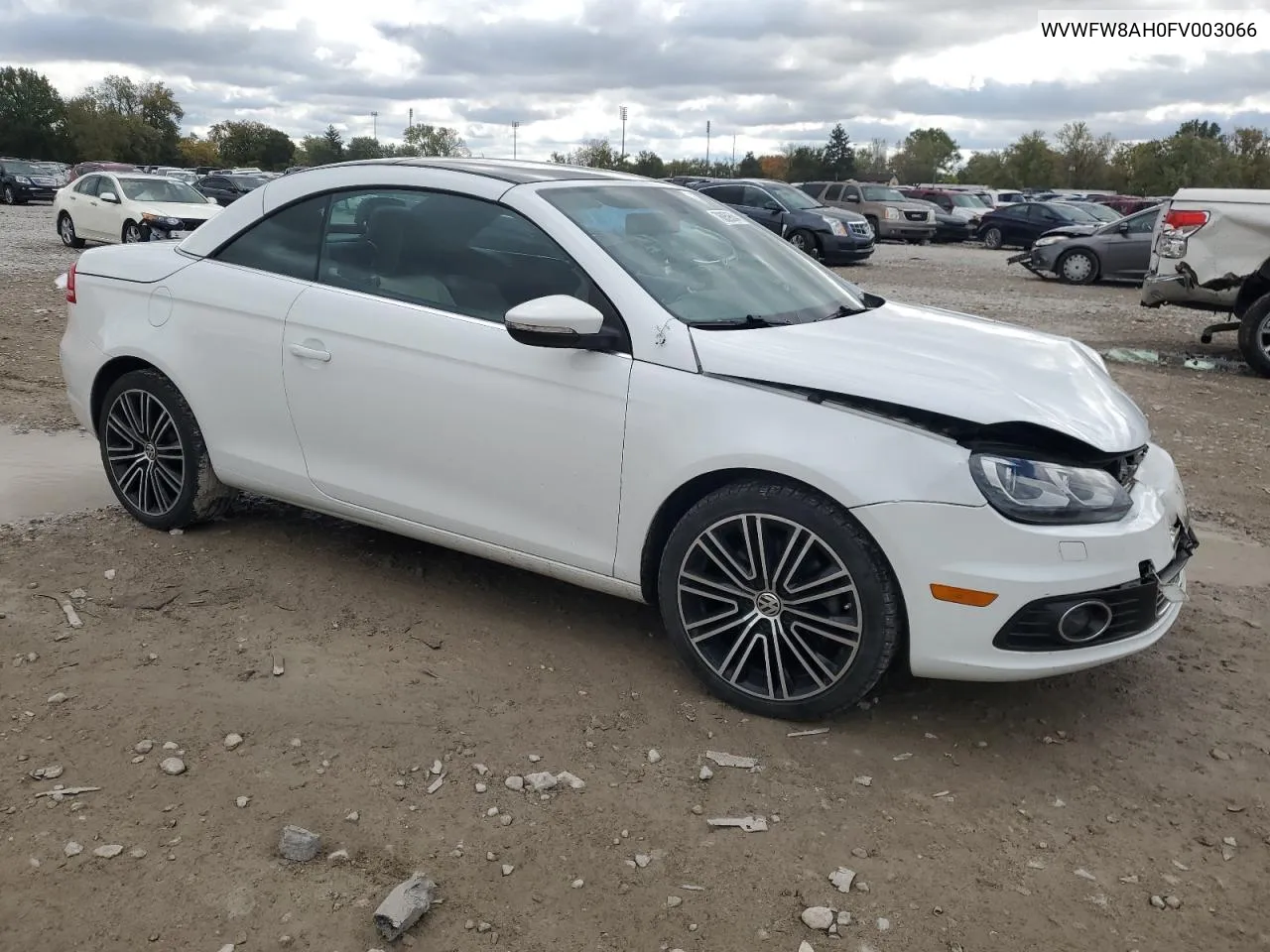 2015 Volkswagen Eos Lux VIN: WVWFW8AH0FV003066 Lot: 76059584