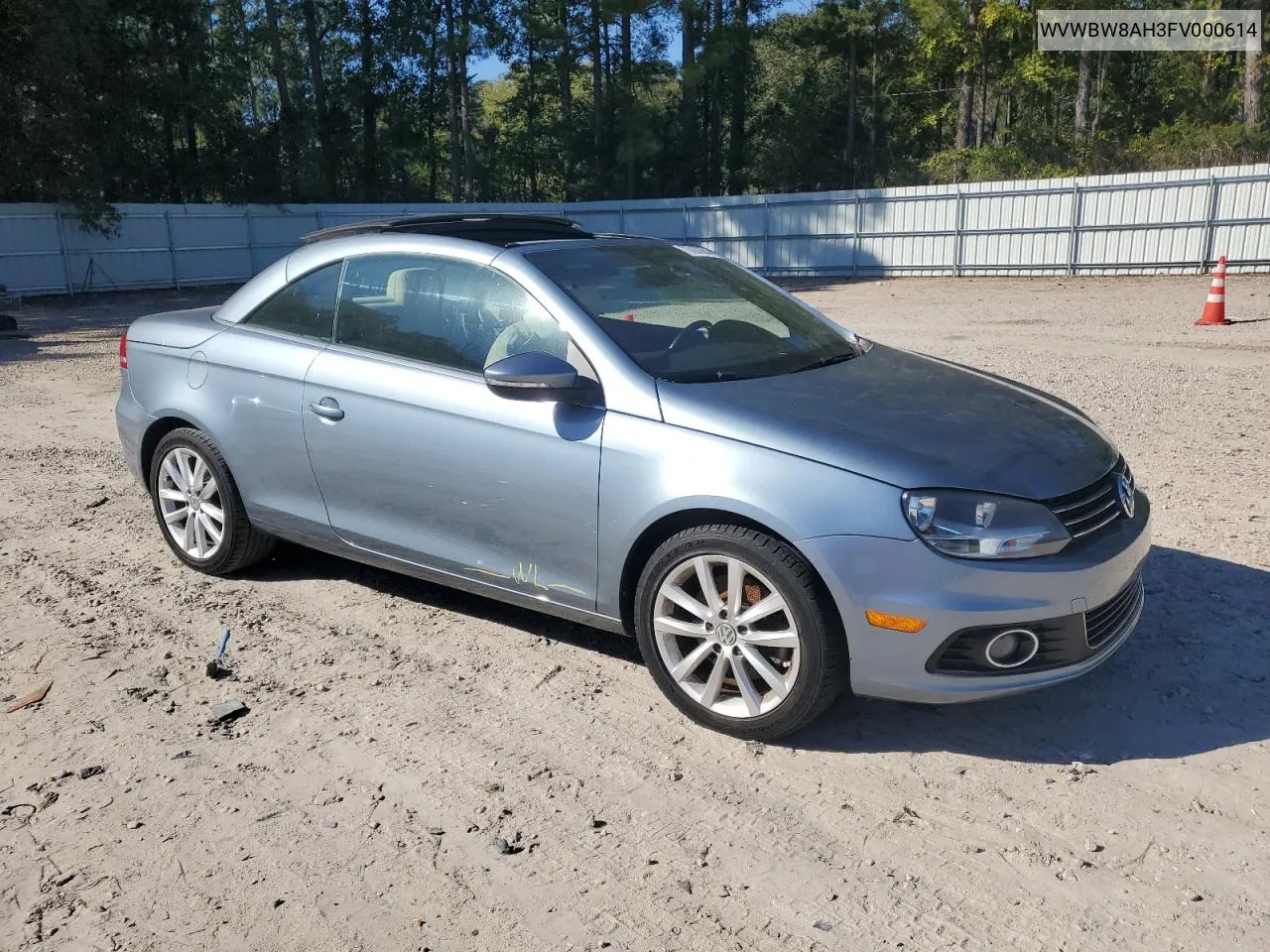 WVWBW8AH3FV000614 2015 Volkswagen Eos Komfort