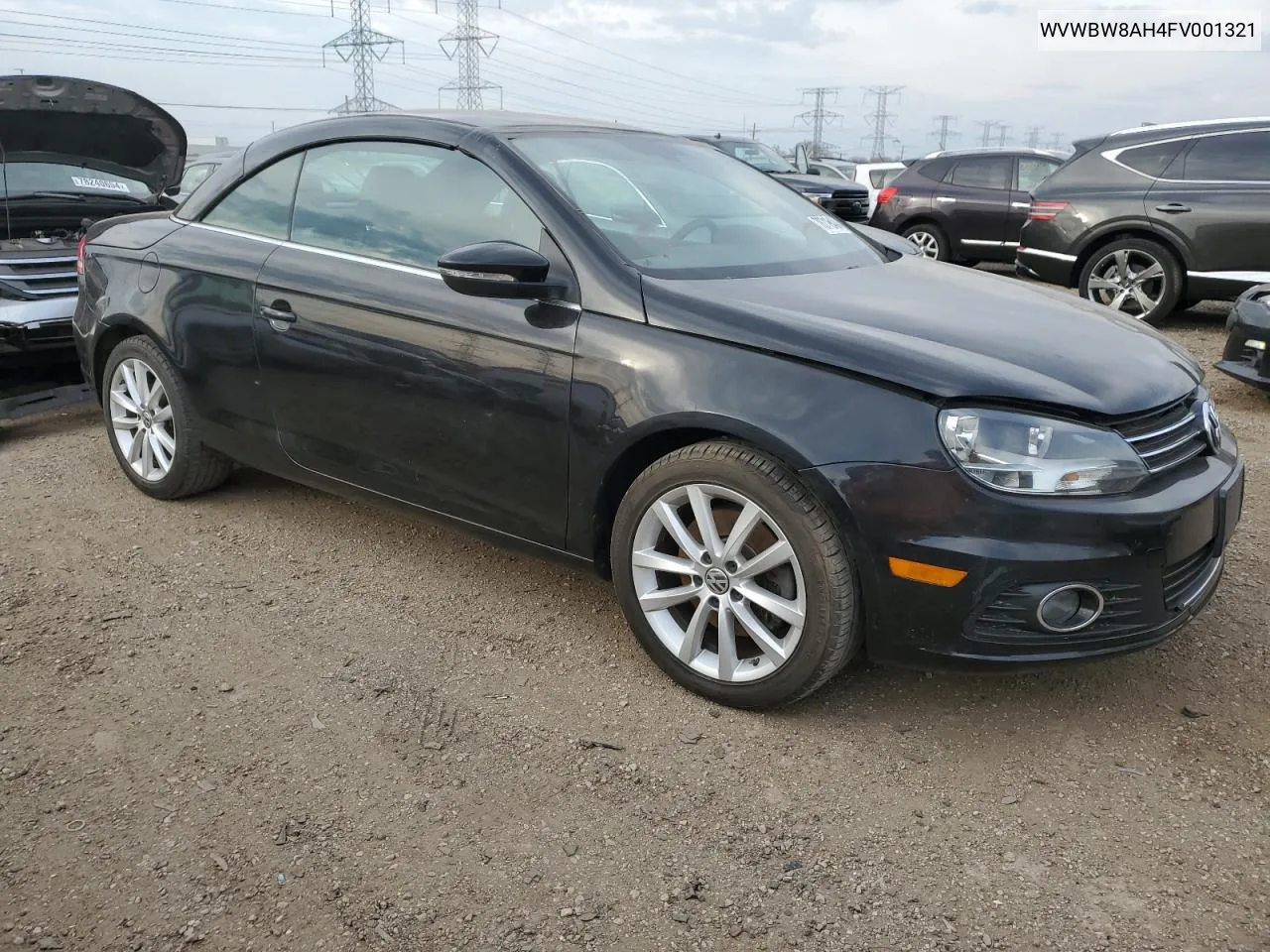 2015 Volkswagen Eos Komfort VIN: WVWBW8AH4FV001321 Lot: 78718404