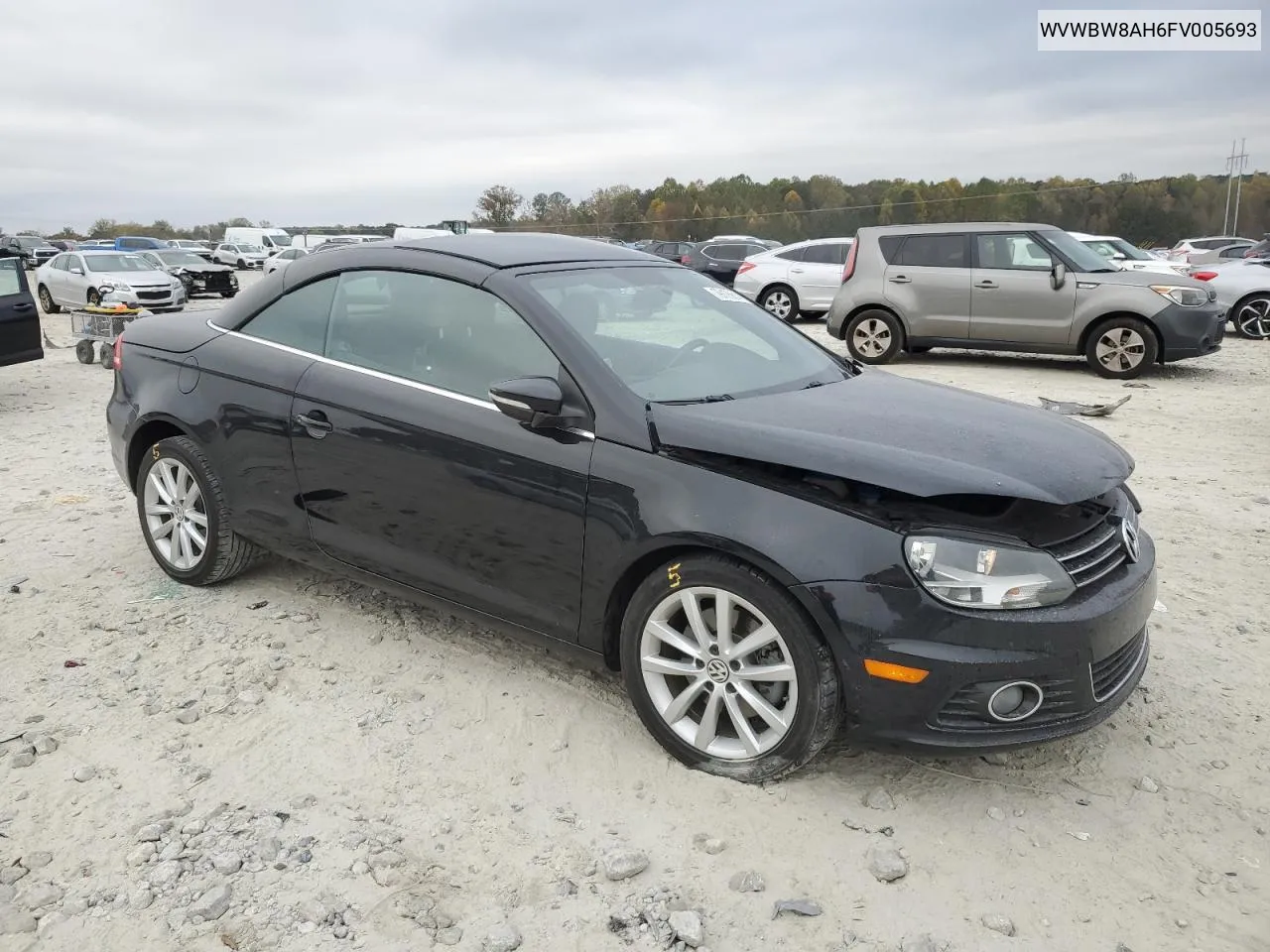 2015 Volkswagen Eos Komfort VIN: WVWBW8AH6FV005693 Lot: 79176614