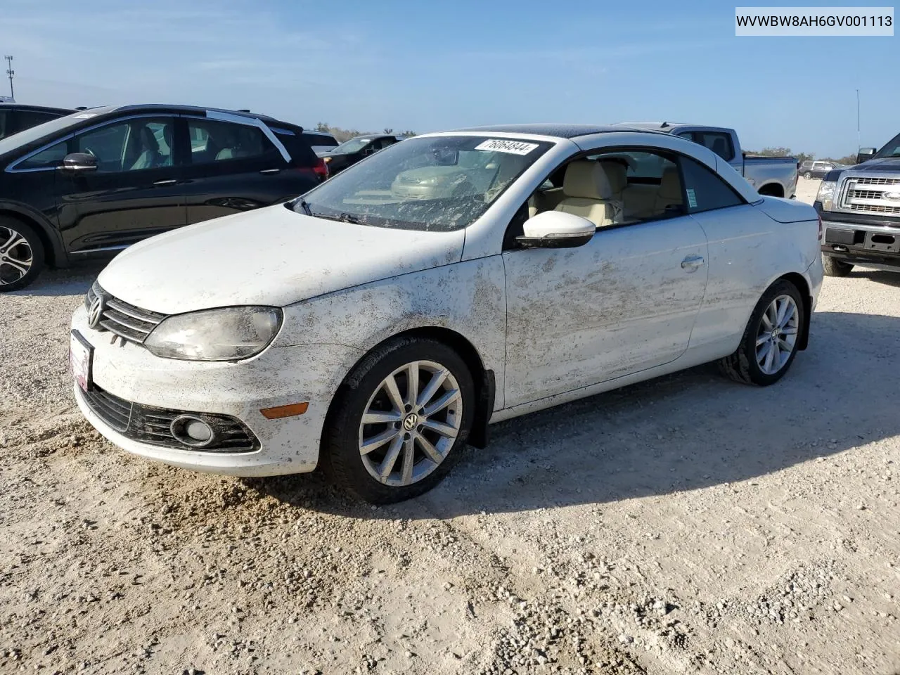 WVWBW8AH6GV001113 2016 Volkswagen Eos Komfort