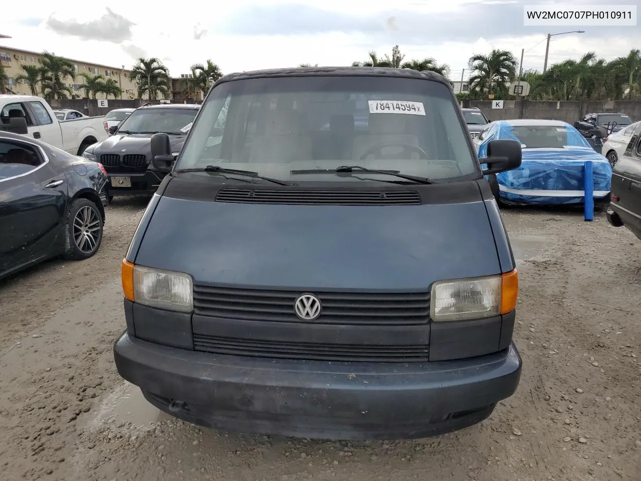 1993 Volkswagen Eurovan Mv VIN: WV2MC0707PH010911 Lot: 78414594