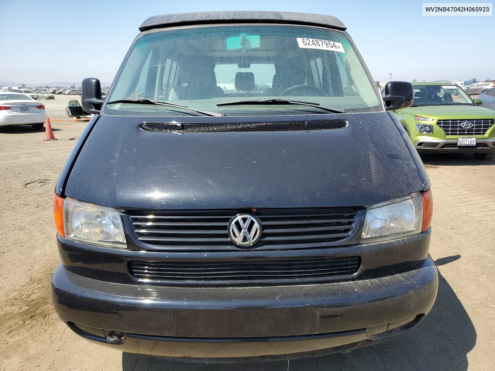 2002 Volkswagen Eurovan Mv VIN: WV2NB47042H065923 Lot: 62487954