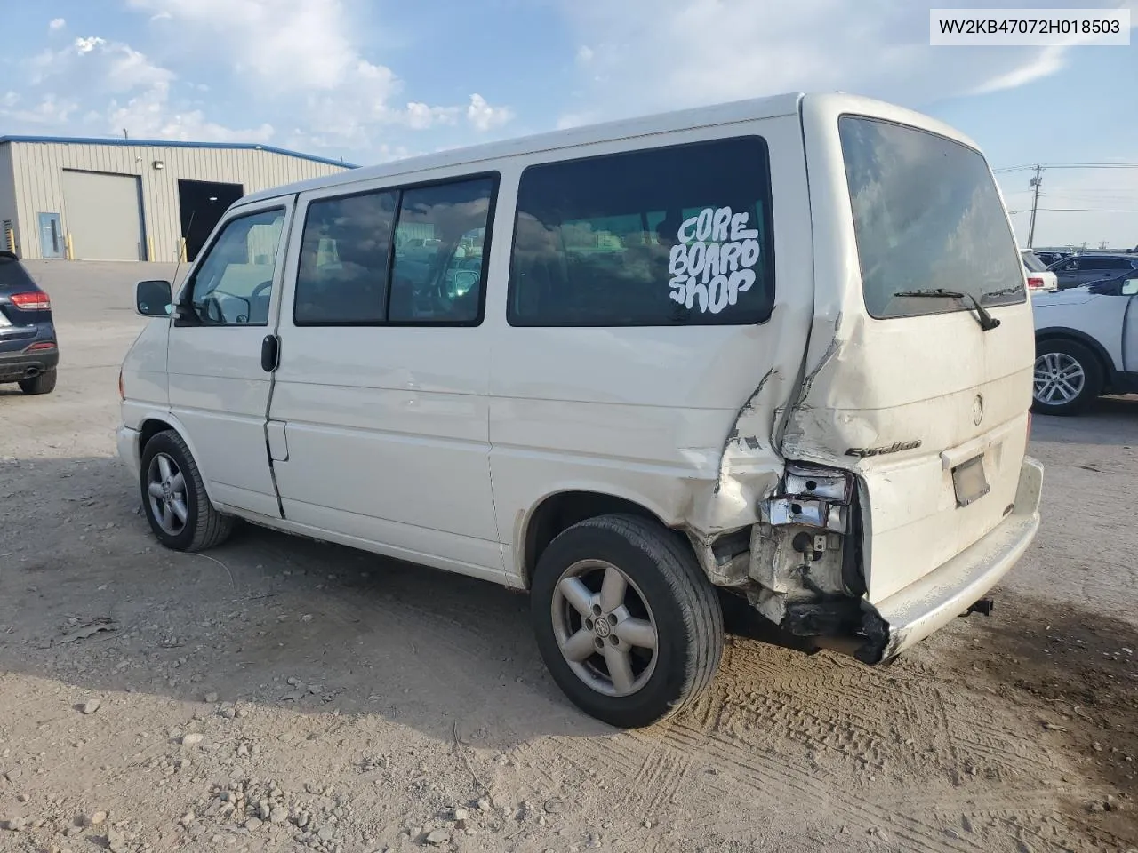 WV2KB47072H018503 2002 Volkswagen Eurovan Gls