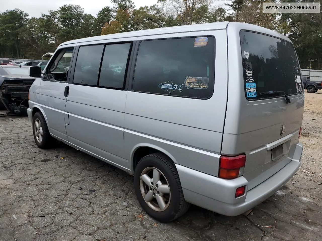 2002 Volkswagen Eurovan Gls VIN: WV2KB47022H065941 Lot: 79238234