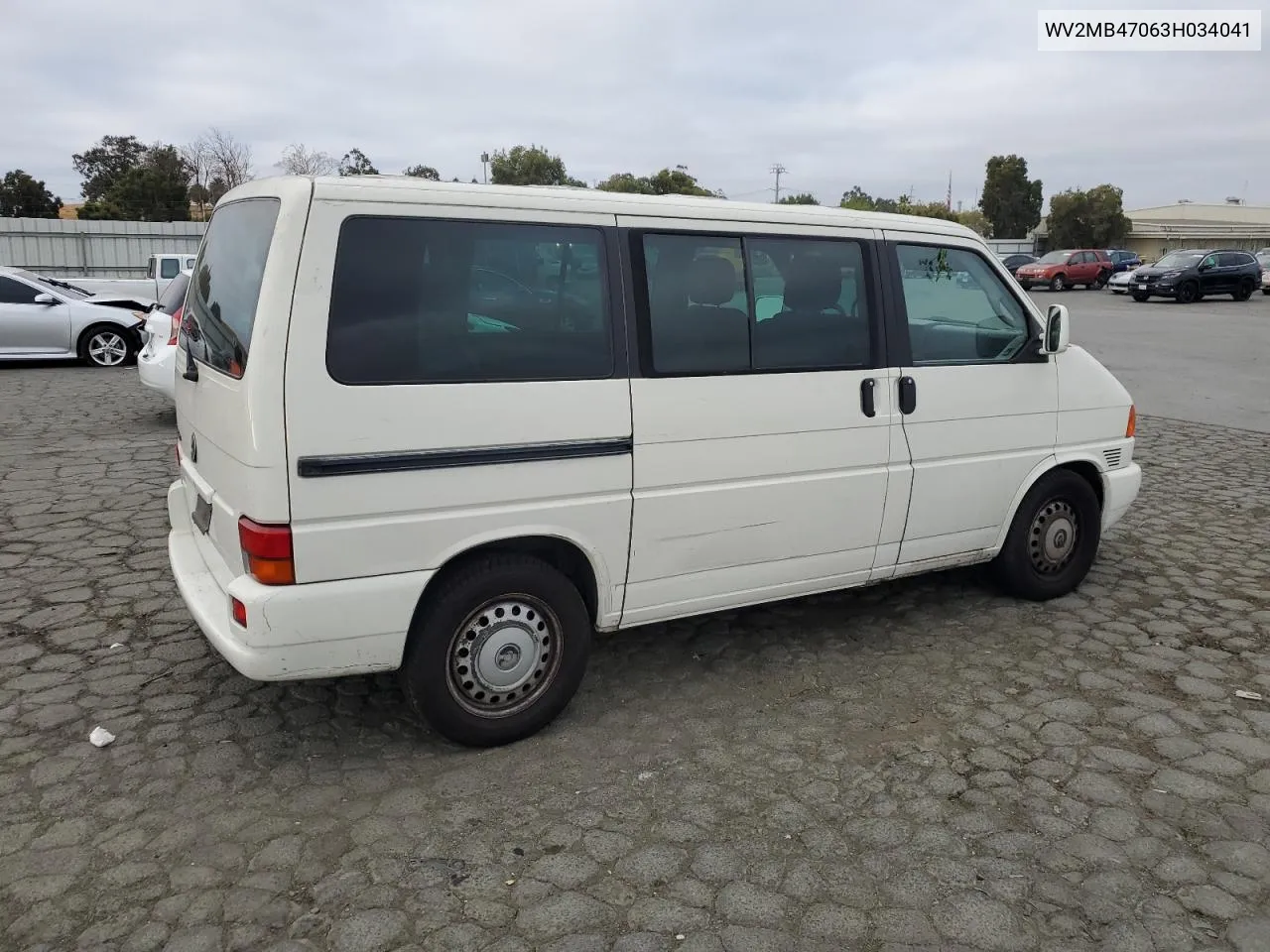 2003 Volkswagen Eurovan Mv VIN: WV2MB47063H034041 Lot: 71760724