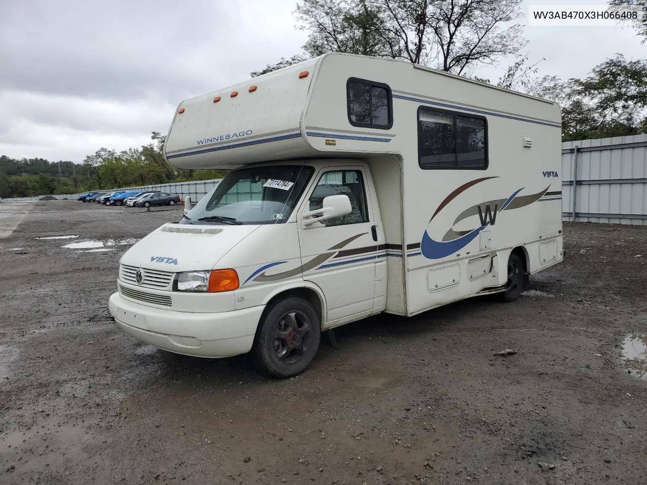 2003 Volkswagen Eurovan VIN: WV3AB470X3H066408 Lot: 73114784