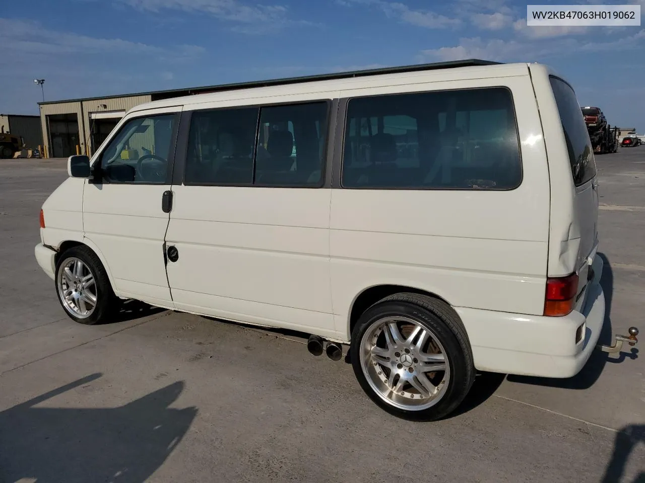 2003 Volkswagen Eurovan Gls VIN: WV2KB47063H019062 Lot: 75887824