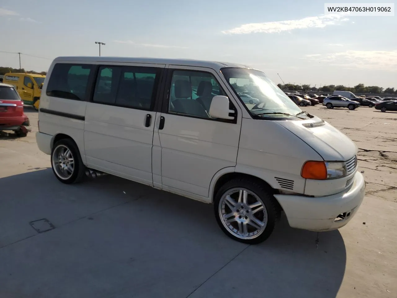 2003 Volkswagen Eurovan Gls VIN: WV2KB47063H019062 Lot: 75887824