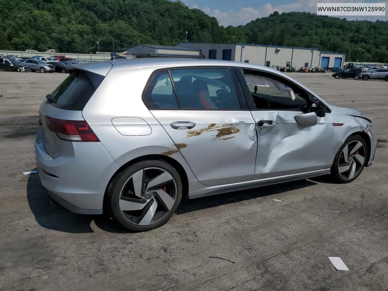 WVWN87CD3NW125990 2022 Volkswagen Gti Se