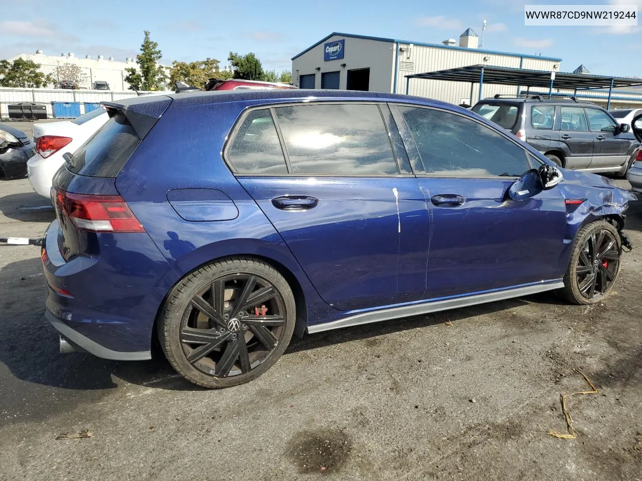 2022 Volkswagen Gti Se VIN: WVWR87CD9NW219244 Lot: 72222364