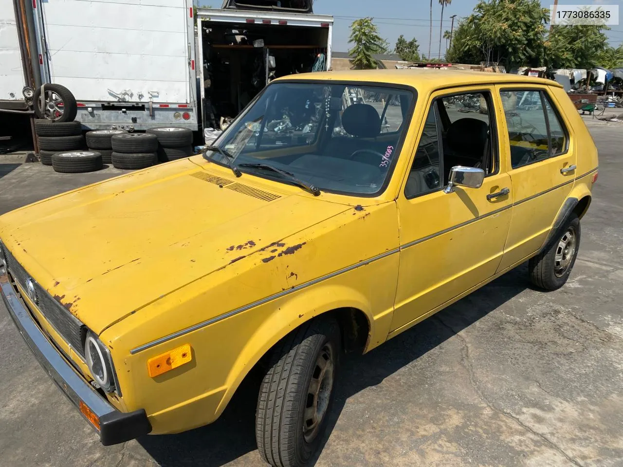 1977 Volkswagen Rabbit VIN: 1773086335 Lot: 72086294