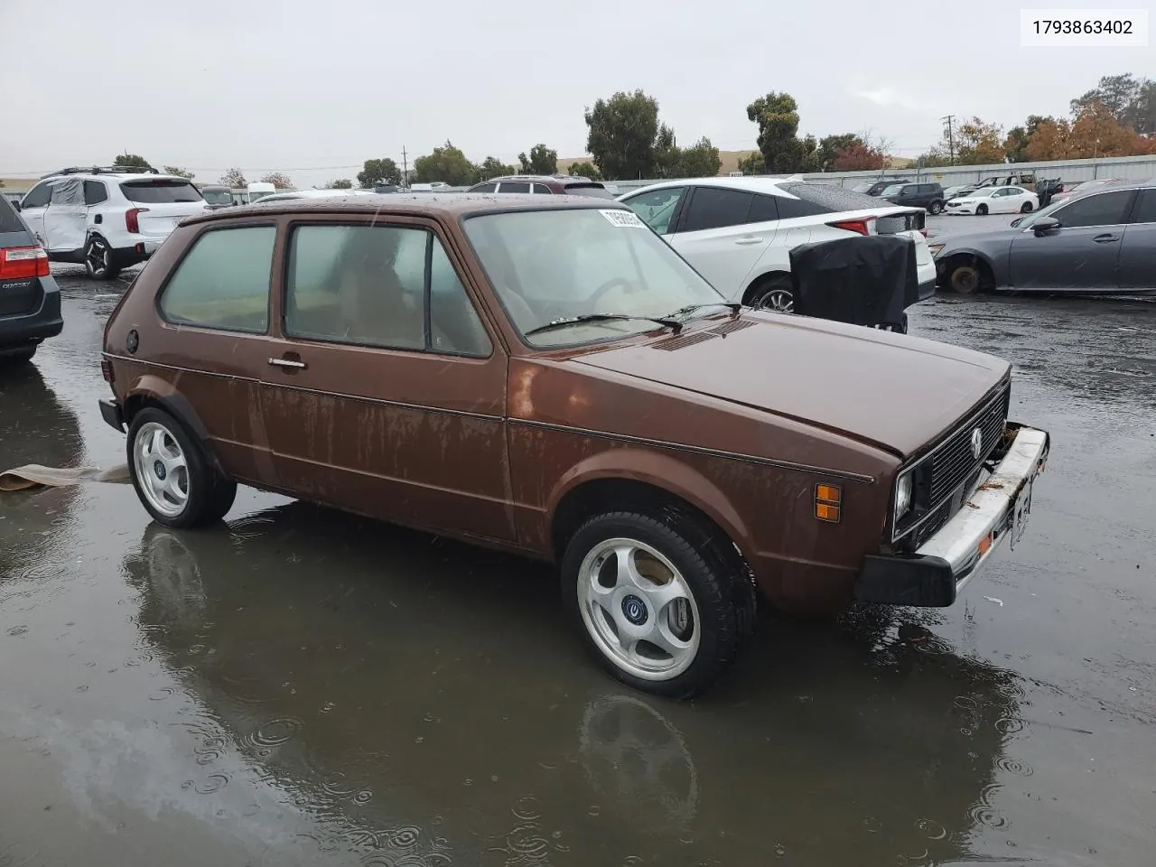 1979 Volkswagen Rabbit VIN: 1793863402 Lot: 79580954