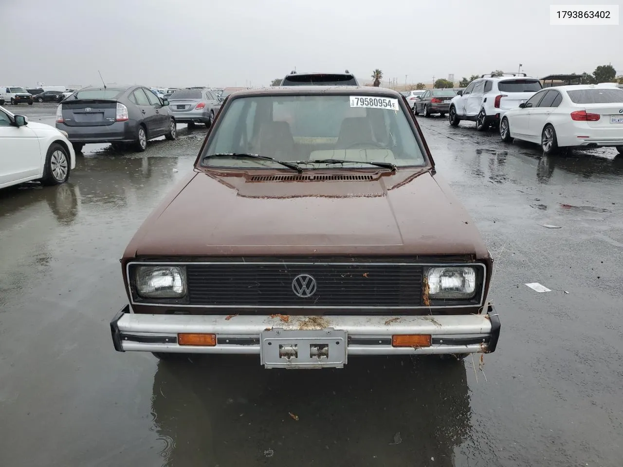 1979 Volkswagen Rabbit VIN: 1793863402 Lot: 79580954