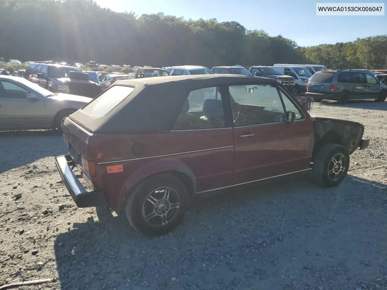 WVWCA0153CK006047 1982 Volkswagen Rabbit Deluxe