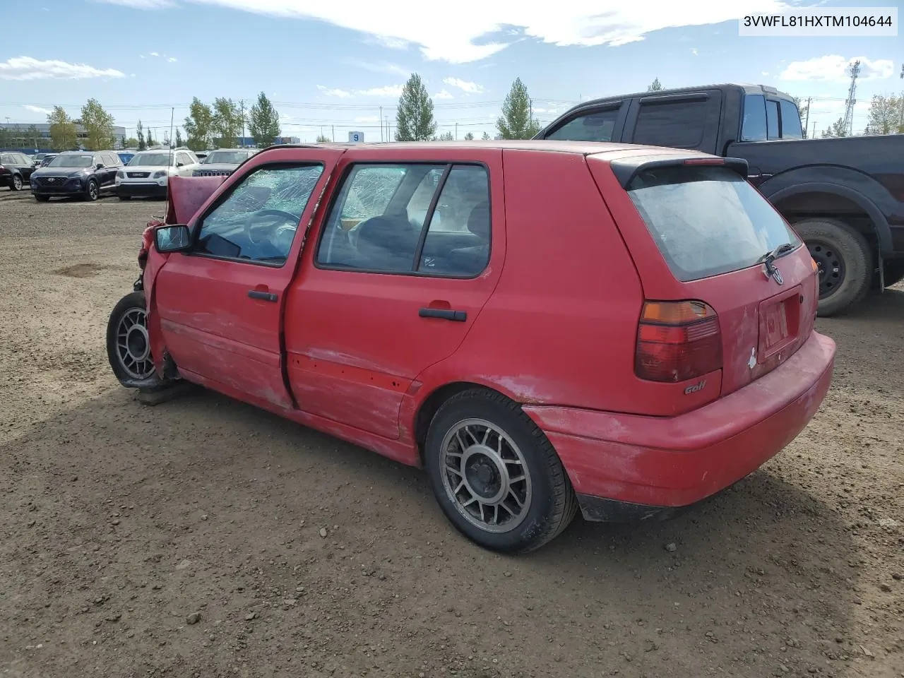 1996 Volkswagen Golf Gl VIN: 3VWFL81HXTM104644 Lot: 73321684