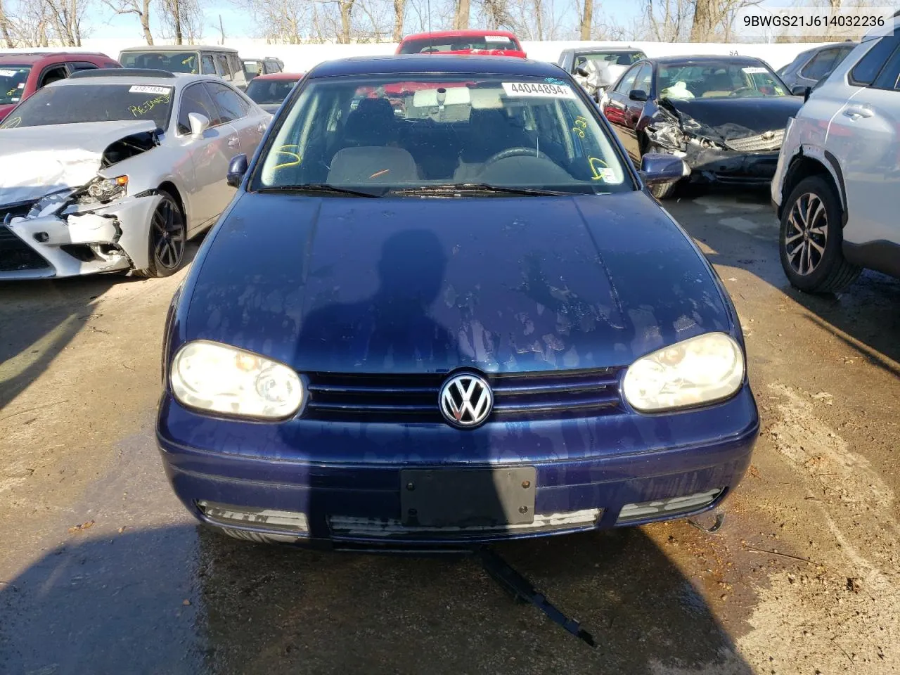 2001 Volkswagen Golf Gls VIN: 9BWGS21J614032236 Lot: 44044894