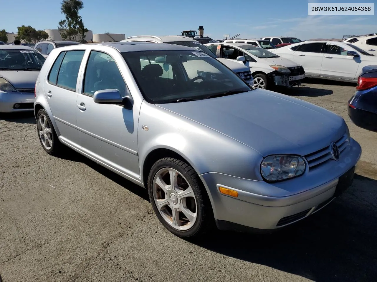 2002 Volkswagen Golf Gls VIN: 9BWGK61J624064368 Lot: 70866344