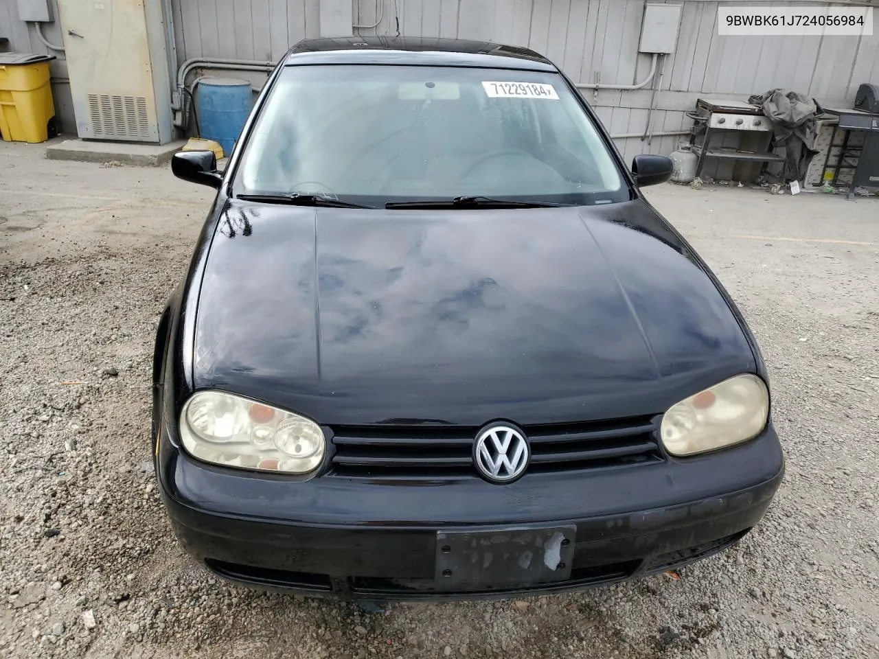 2002 Volkswagen Golf Gl VIN: 9BWBK61J724056984 Lot: 71229184