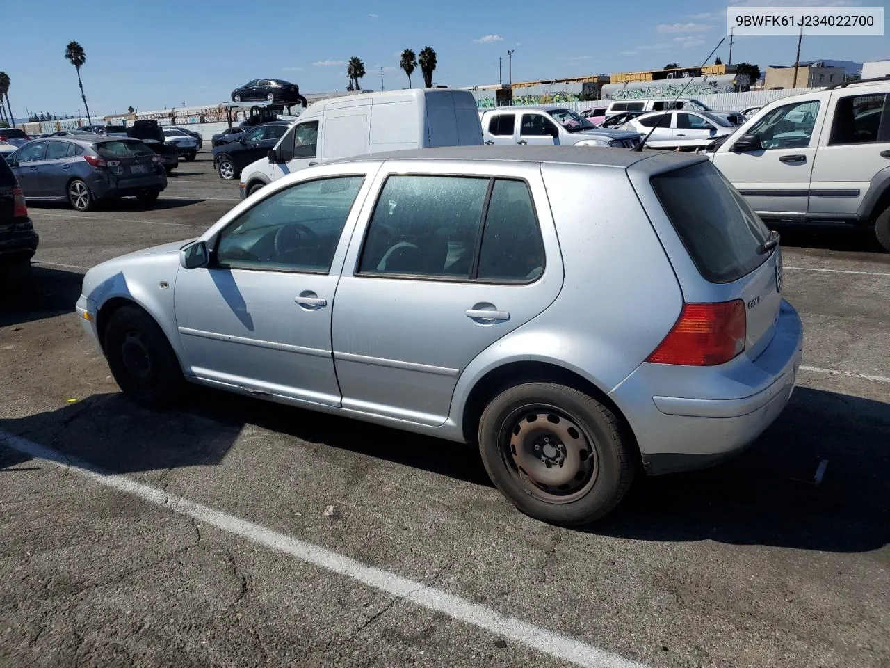 2003 Volkswagen Golf Gl VIN: 9BWFK61J234022700 Lot: 66232464