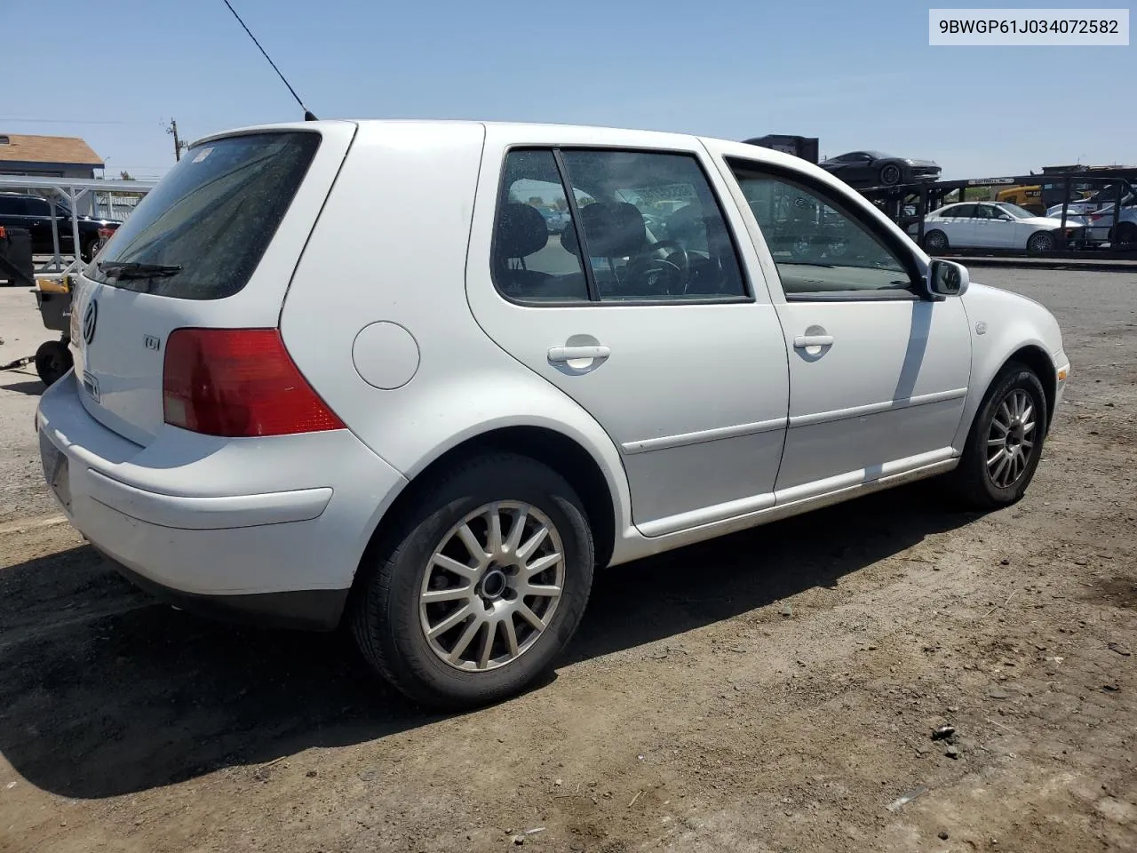 9BWGP61J034072582 2003 Volkswagen Golf Gls Tdi