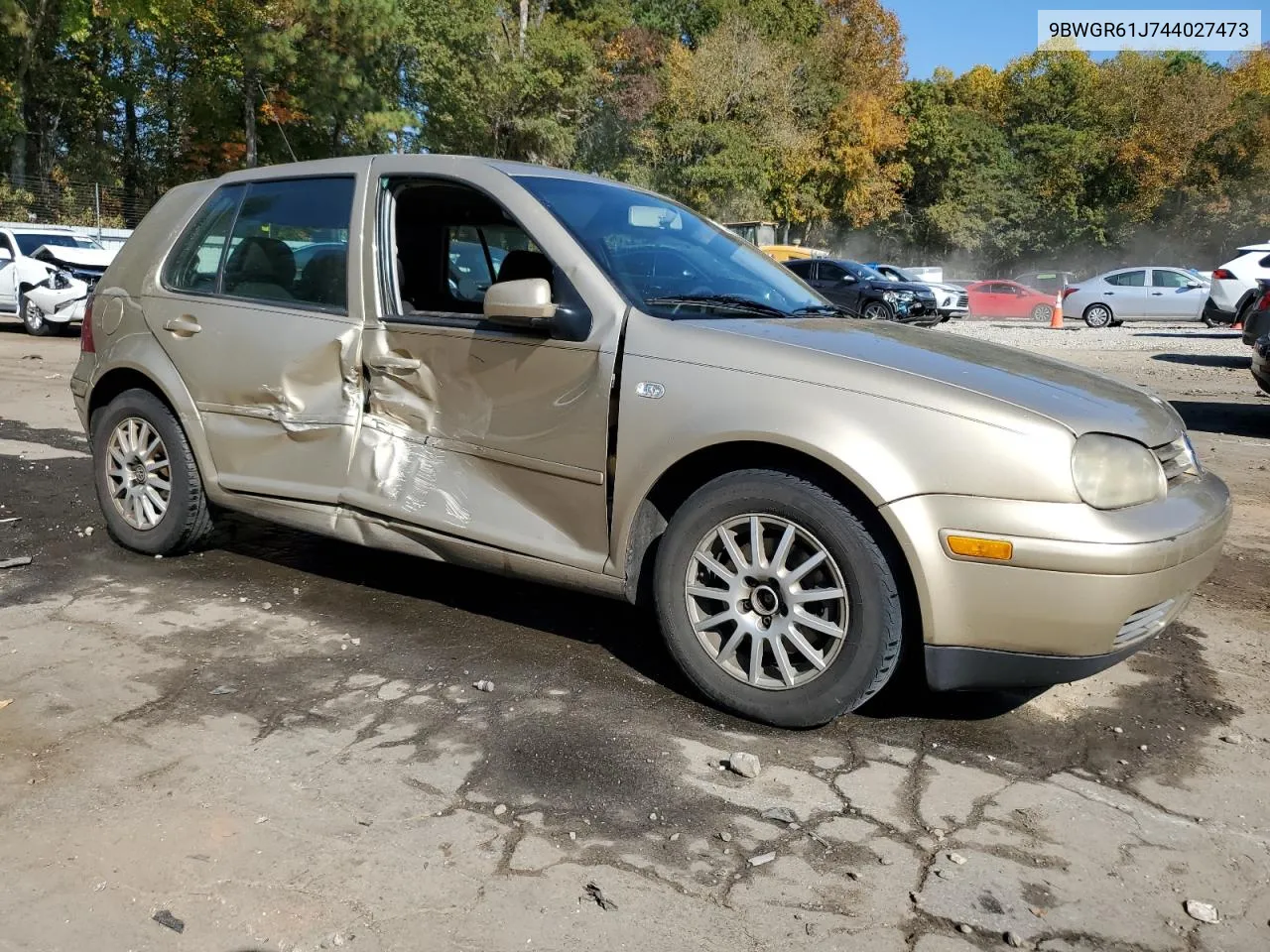 2004 Volkswagen Golf Gls Tdi VIN: 9BWGR61J744027473 Lot: 78043274