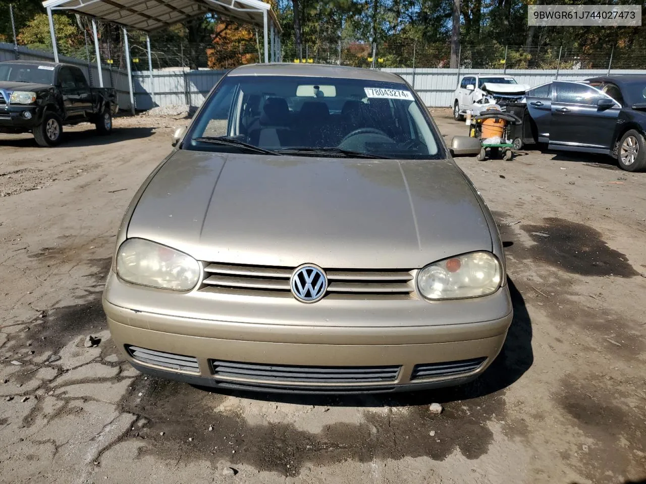 2004 Volkswagen Golf Gls Tdi VIN: 9BWGR61J744027473 Lot: 78043274