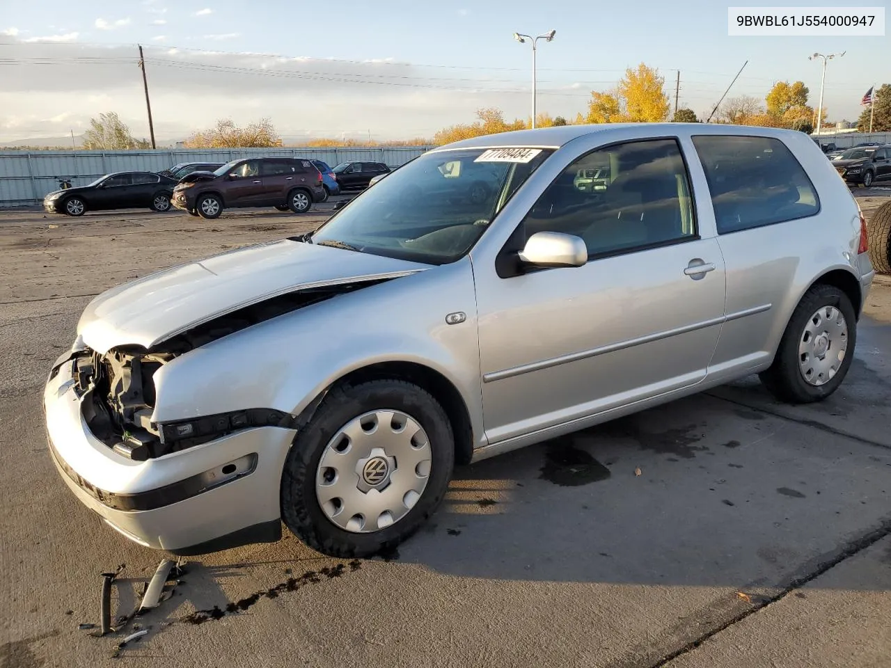 2005 Volkswagen Golf Gl VIN: 9BWBL61J554000947 Lot: 77709484