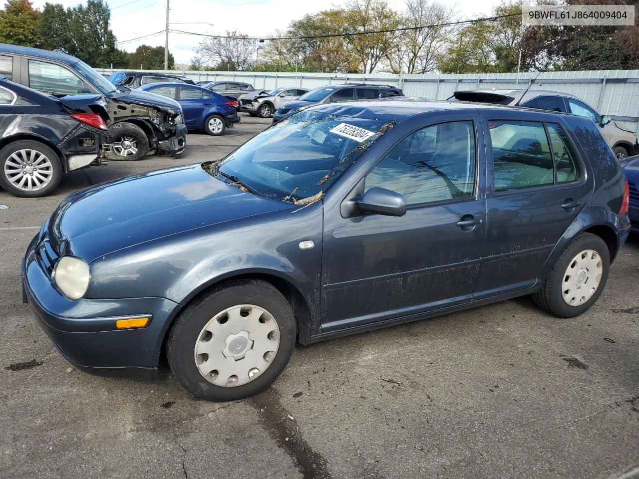 2006 Volkswagen Golf Gl VIN: 9BWFL61J864009404 Lot: 75228304