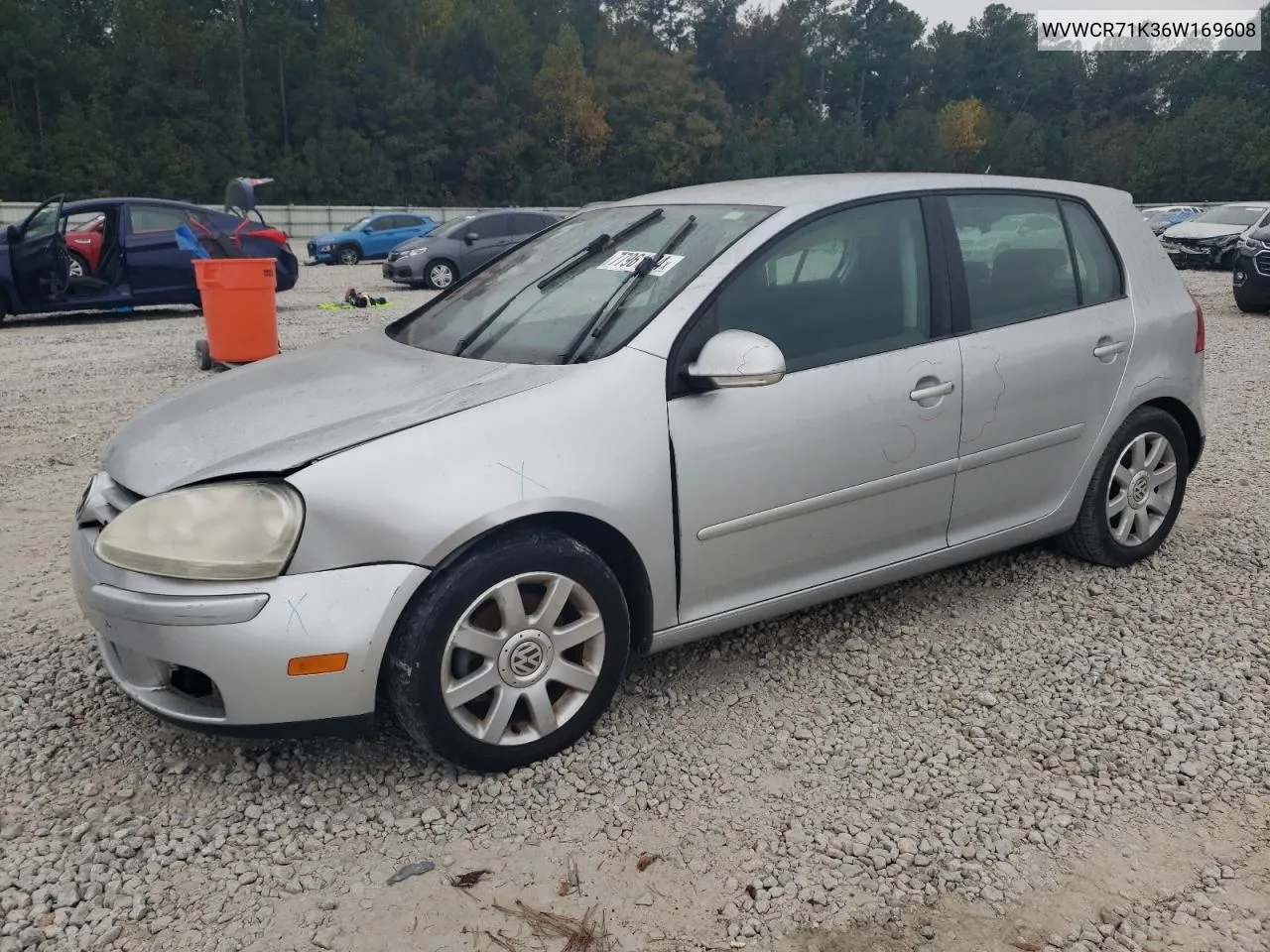 2006 Volkswagen Rabbit VIN: WVWCR71K36W169608 Lot: 77961204