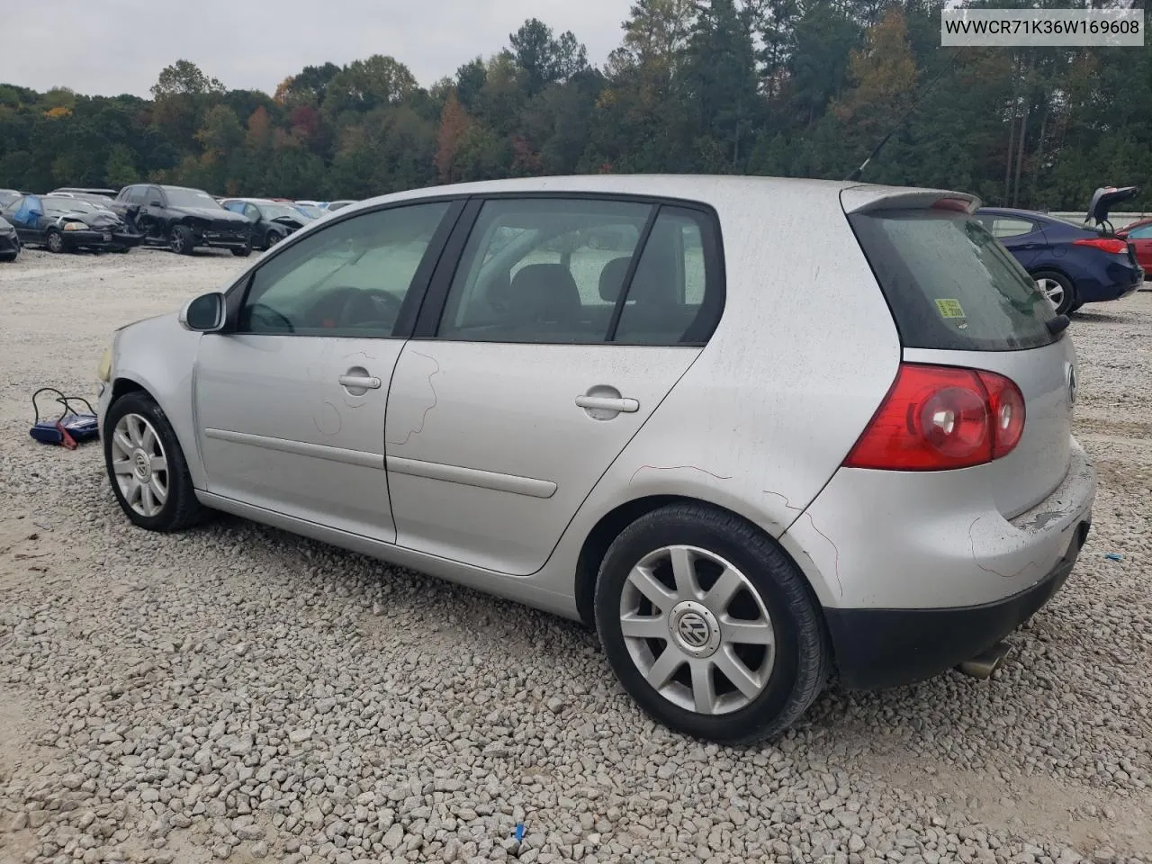 2006 Volkswagen Rabbit VIN: WVWCR71K36W169608 Lot: 77961204