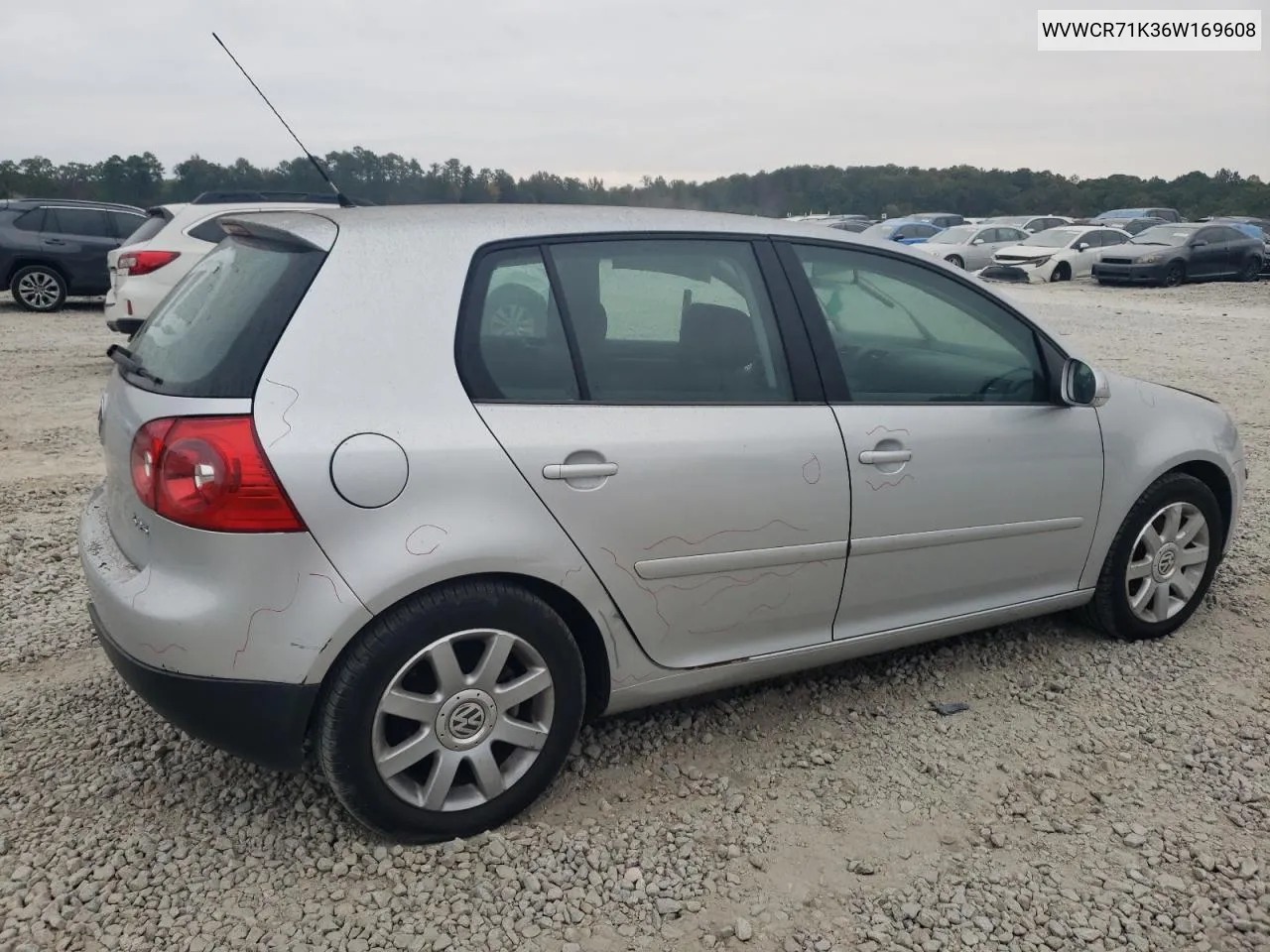 2006 Volkswagen Rabbit VIN: WVWCR71K36W169608 Lot: 77961204