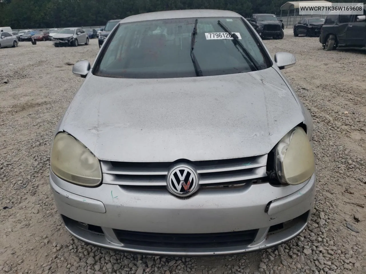 2006 Volkswagen Rabbit VIN: WVWCR71K36W169608 Lot: 77961204