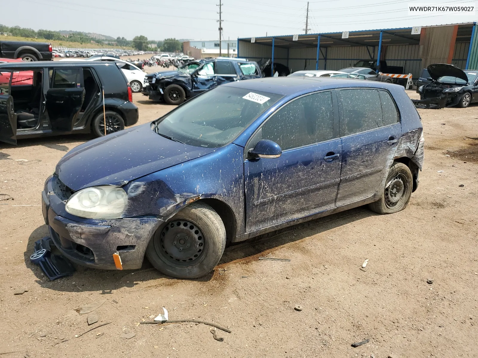 WVWDR71K67W059027 2007 Volkswagen Rabbit