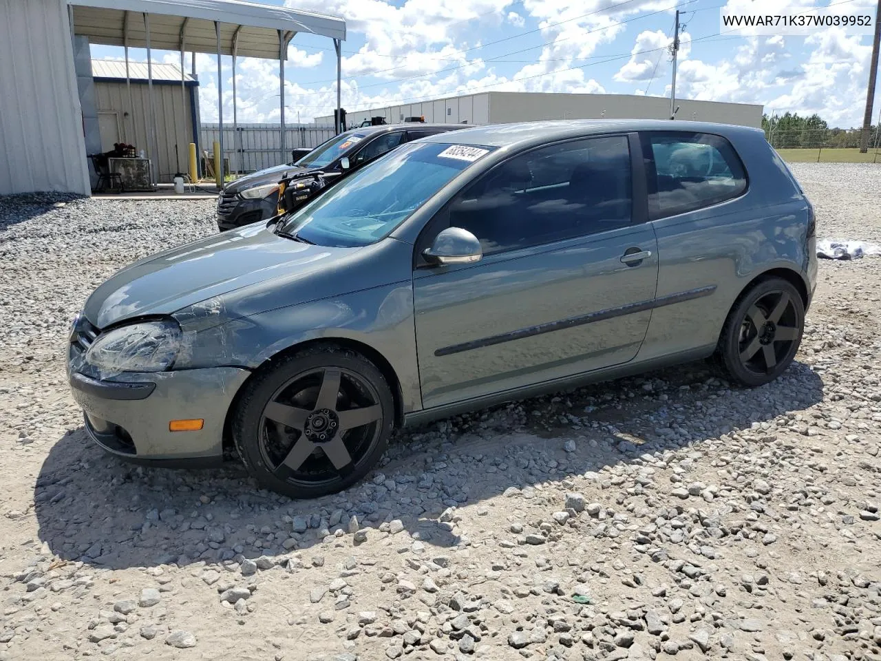 2007 Volkswagen Rabbit VIN: WVWAR71K37W039952 Lot: 68354244