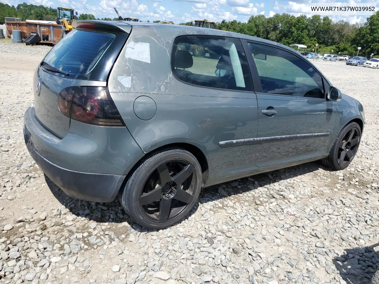 2007 Volkswagen Rabbit VIN: WVWAR71K37W039952 Lot: 68354244